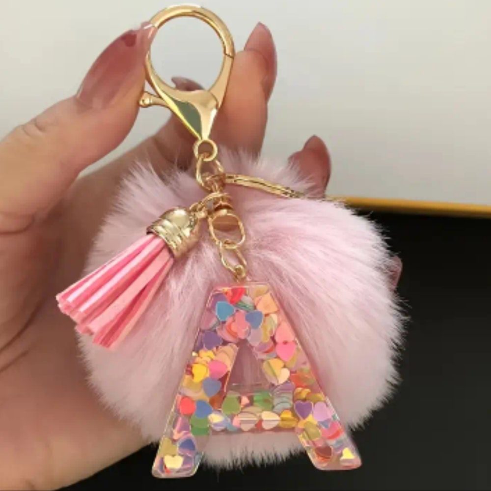 Nwt A Initial Keychain